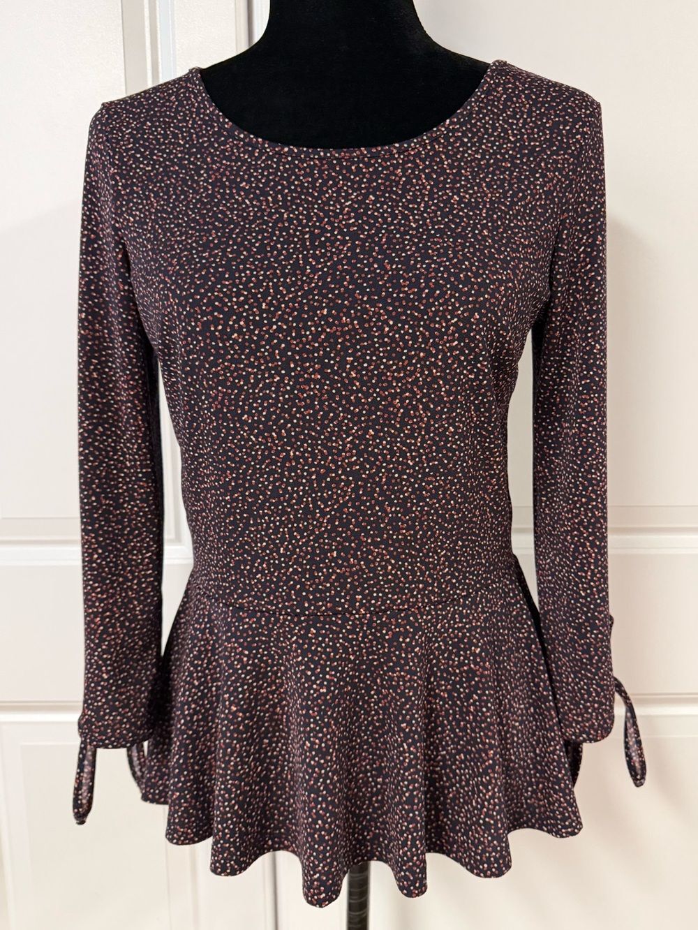 Banana Republic Peplum Dot Top
